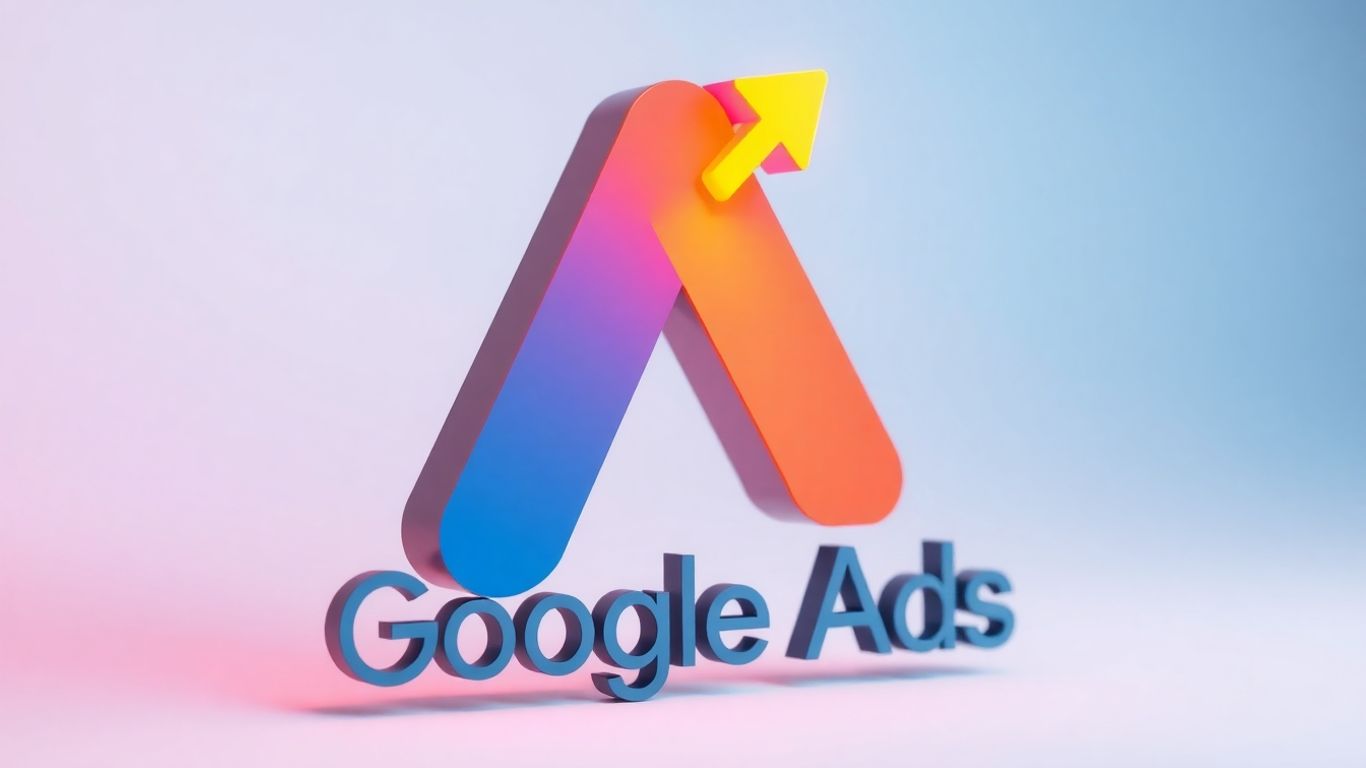 Google Ads performance improvement arrow